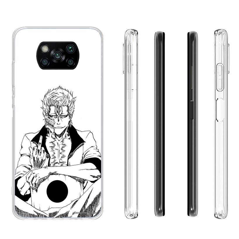 Bleach Grimmjow Case Phone Cover for Xiaomi Redmi Note 10 9 9S 8 8T 7 5 Pro Mi 12T 11T 10T 9T 12 11 Lite A3 A2 Trend Fundas Mi 1