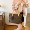 New Bag Women's Fashion Large-capacity Commuter Shoulder Bag Retro Printed Tote Bag Trendy Shoulder Women's Bag
