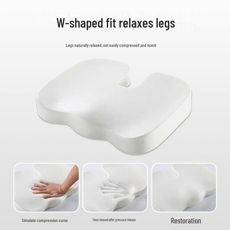 Дышащая подушка для сиденья из пены с эффектом памяти для офисного кресла или табурета