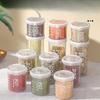 Бытовые герметичные банки для хранения зерна и злаков, пищевой пластик, большие, средние и малые кухонные банки для хранения