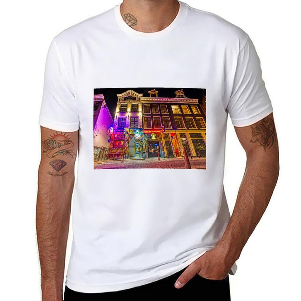 The Bulldog Red Light District Amsterdam Tshirt T Shirt Unisex 100 Cotton Luxury Brand Tshirt