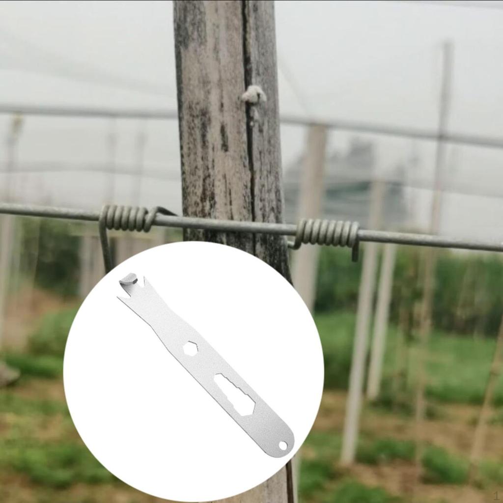 Устройство для скручивания колючей проволоки для зажимов Т-образных столбов