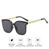 Square Sunglasses For Woman 2024 Vintage Big Frame Black Mirror Sun Glasses Shading Polarizer Sexy Female Travel Eyewear Uv400