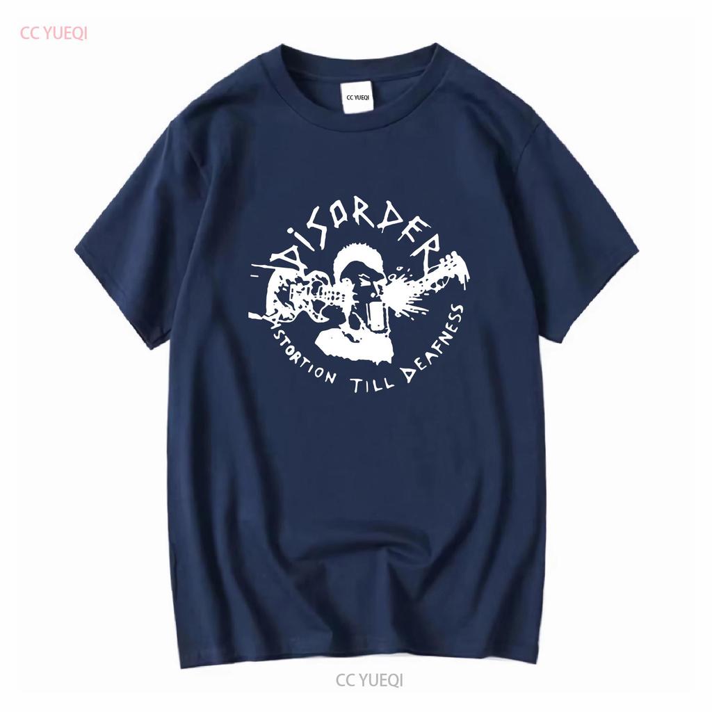 Disorder Thrash hardcore Punk rock группа Футболка с длинным или коротким рукавом винтажная Стиранная Удобный Топ для Повседневной Носки