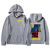 Vintage French Rapper Jokair Jok Travolta Album Poster Front Back Graphic Pullover Hoodie for Men Women O Neck Casual Streetwear Unisex Sweatshirt