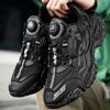Sneakers Men's 2025 Rotating Button Casual Korean Version Dad Shoes Couple Running Mecha Shoes Men's Shoes
