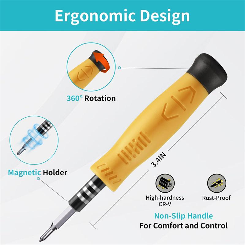 33 In 1 Precision Screwdriver Set Electronics Repair Tool Kit for Computer Laptop Nintendo Phone PS4 with for Beginner IT DIY