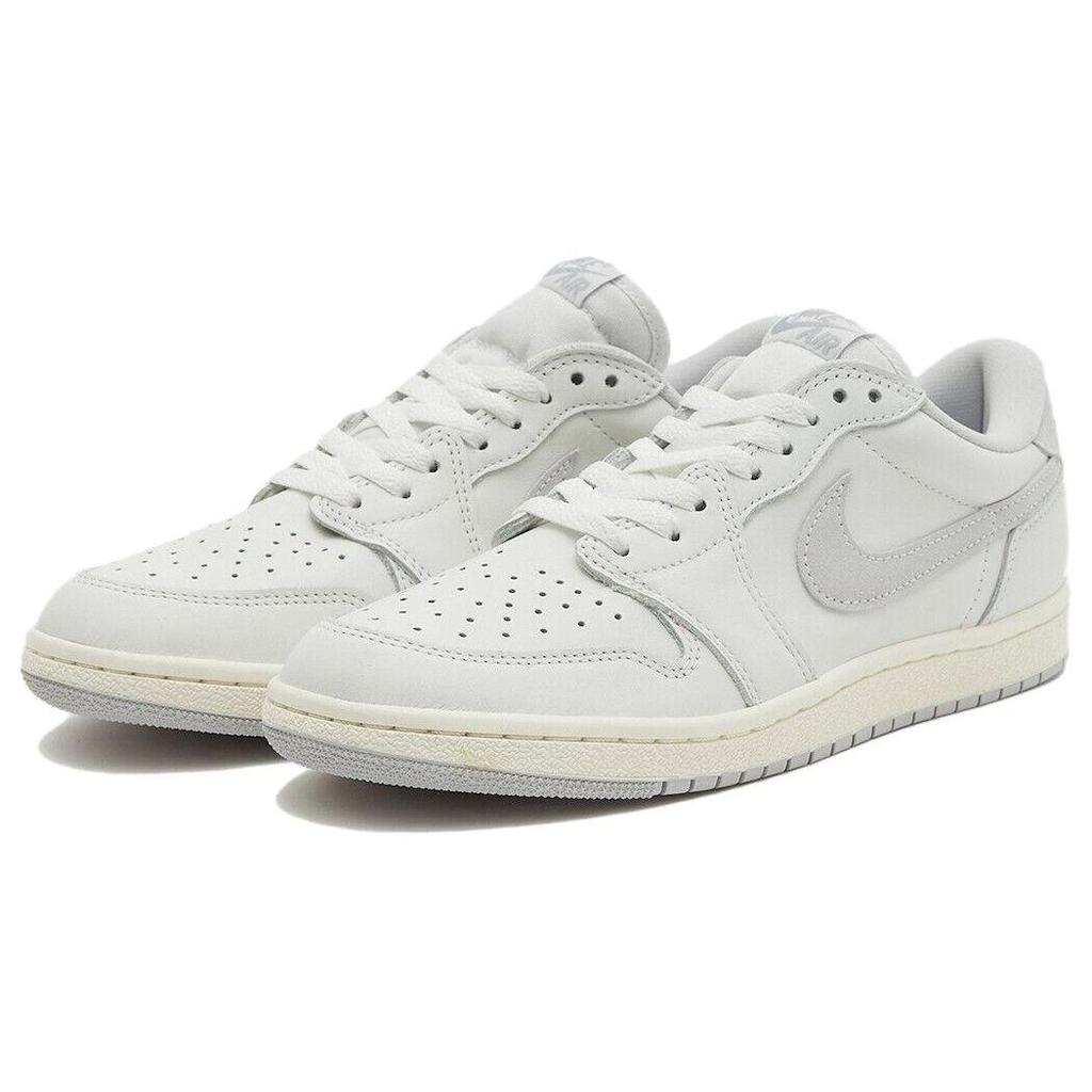 Кроссовки Air Jordan 1 Retro Low 85 OG Neutral Grey Unisex Sneakers White Summit-White Light-Smoke-Grey FB9933-100