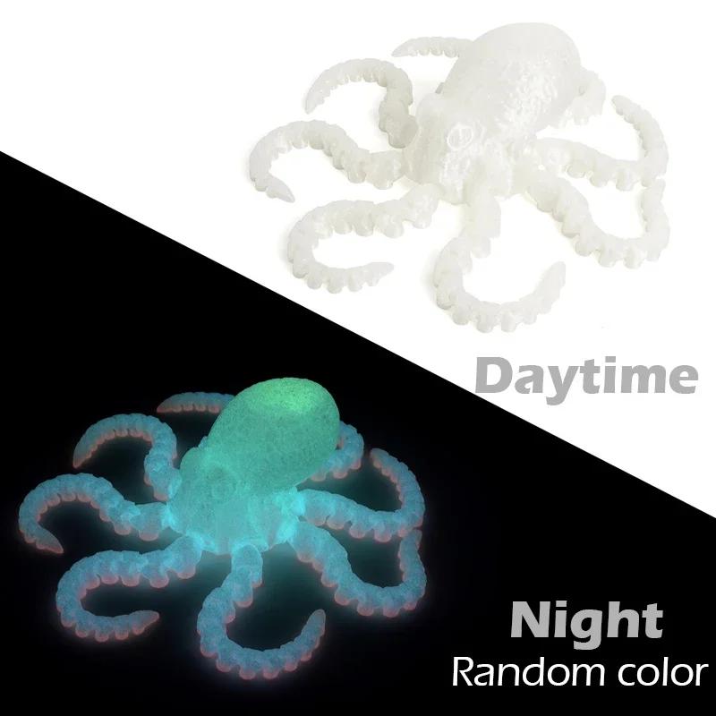 3D Printed Octopus Movable Flexible Joints Fidget Toy Home Office Desktop Ornament Ocean Animal Decor New Year Gifts Kid Toy