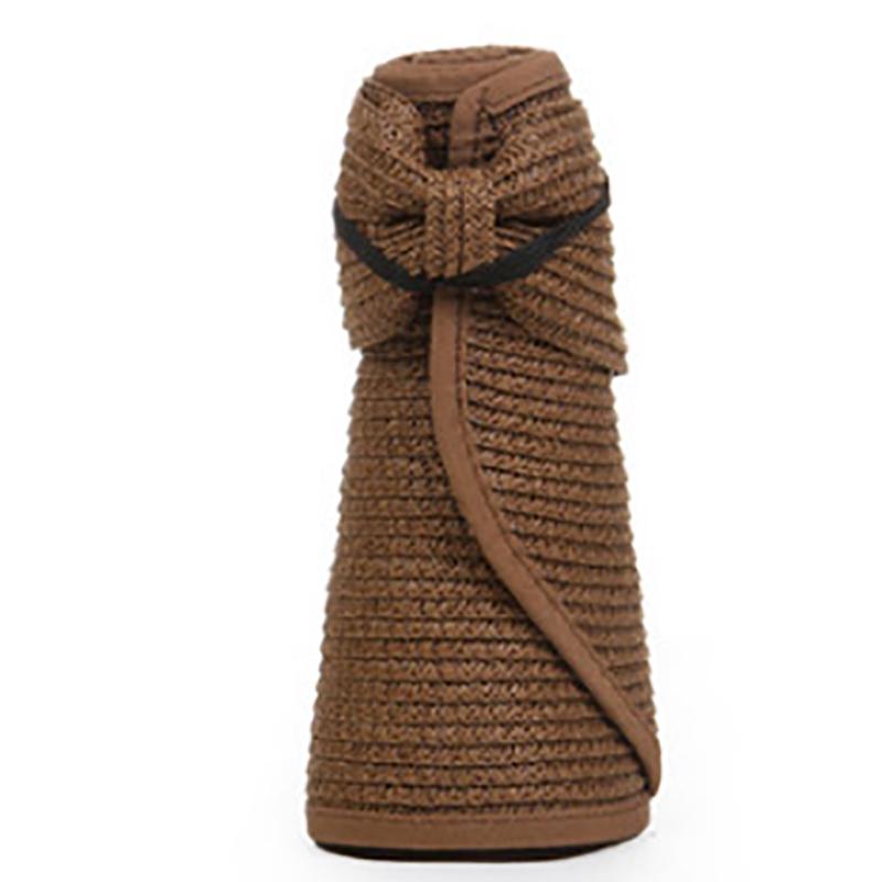 New Women Summer Visors Hat Foldable Sun Hat Wide Large Brim Beach Hats Straw Hat Chapeau Femme Beach UV Protection Caps