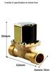4-Point DN15 Thread Normally Closed Solenoid Valve 220V/24V/12V Electric Water Heater Inlet Valve