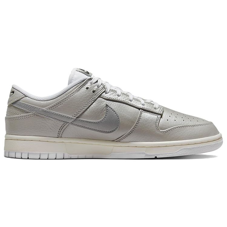 Nike Dunk Low SE Металлик Серебристые Мужские Кроссовки Парус Белый DX3197-095