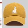 pc Cute Alpaca Print Baseball Cap Fashion Trucker Papa Hat Comfortable Lightweight Headwear Adjustable Strap Papa Hat Casua