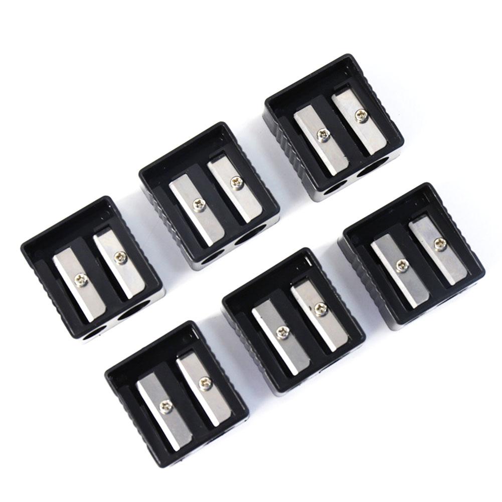 Двойные отверстия прецизионная помада косметическая точилка для карандашей принадлежности карандаш для губ школа офис глаз G0K3