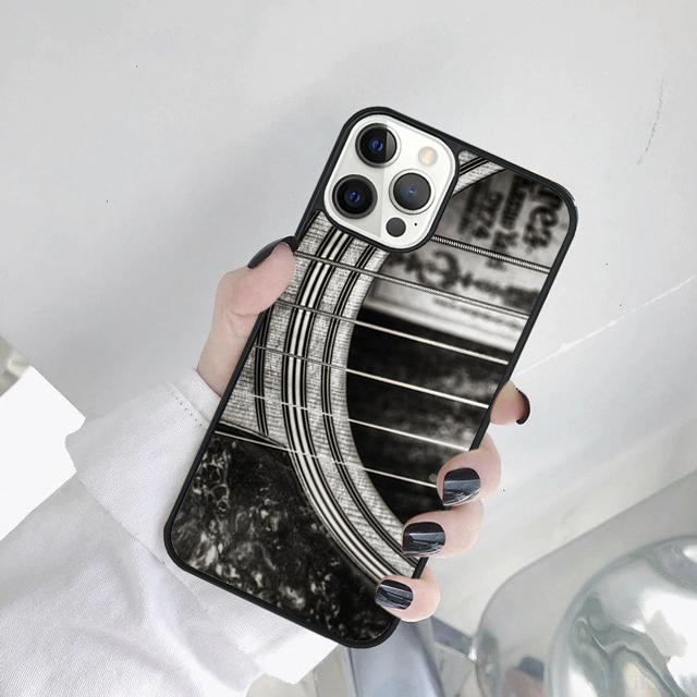 Чехол для телефона Музыкальный инструмент Гитара Для iPhone 17 Air 15 Pro MAX 16 Plus 14 12 11 13 coque
