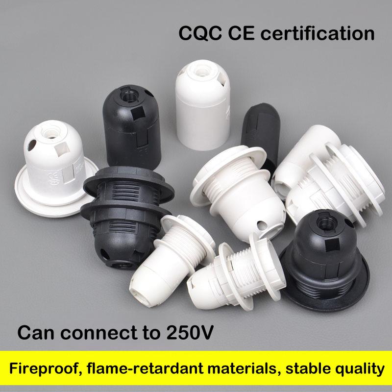 Led Light Bulb Lamp Base Head Power Holder AC Lampholder E14 E27 M10 Socket Electric Pendant Socket Screw Lamp Shade Converter