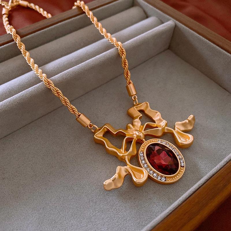 Инкрустированное бриллиантами колье-цветок и ретро-браслет, серьги - набор, европейский и американский стиль, цепочка для ключиц, ювелирные изделия высокого класса