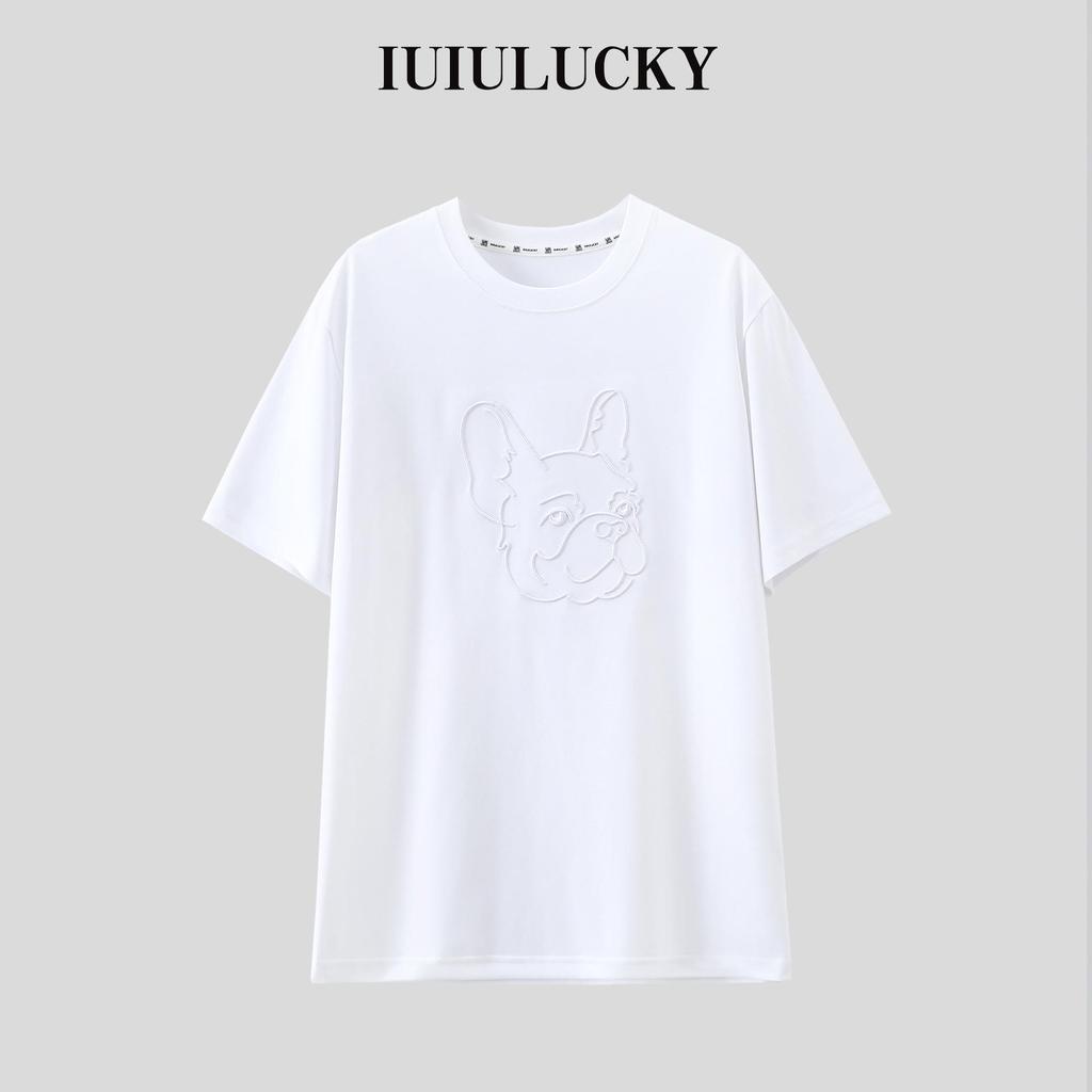 Women's Heavyweight Cotton Short Sleeve Crew Neck Printed Tee