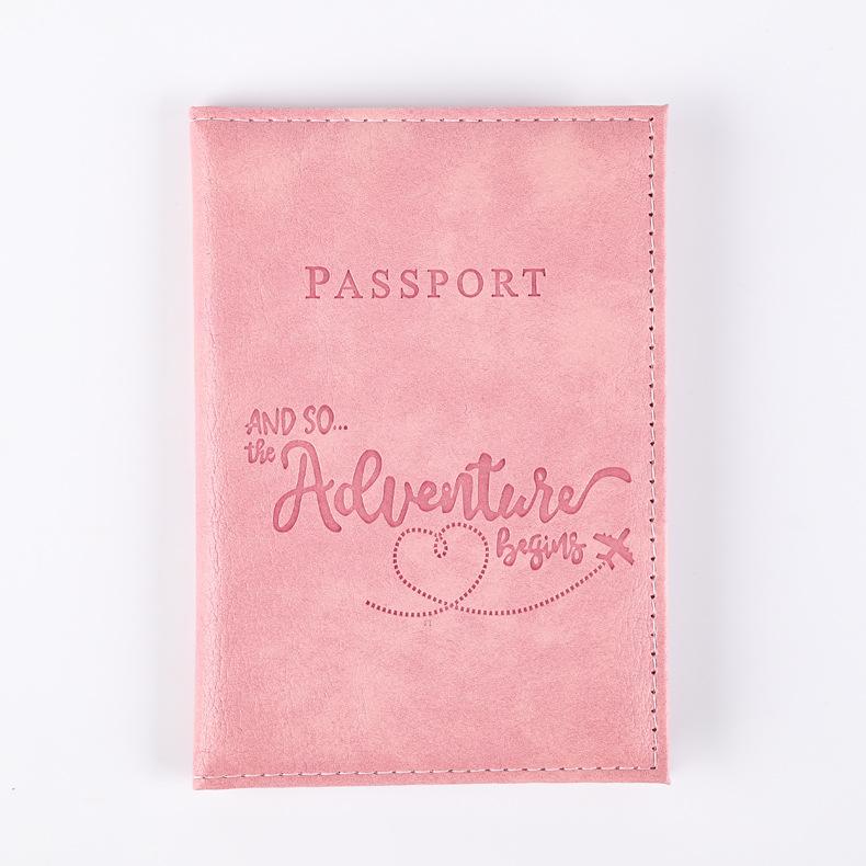 Новая модная обложка для паспорта с буквенным принтом для женщин и мужчин, дорожная обложка для свадебного паспорта, дорожный чехол