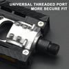 2Pcs Bike Pedal Universal Lightweight Left Right Mountain Road Folding Bicycle Flat Pedal Platform Bike Replacement Accessories