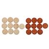 20 Pieces Wooden Stone Base Blank Round Charms Cabochon Settings 30mm