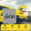5.5inch Abstract Black Bull Car Sticker, for Cars Trucks Windows Laptops Water Bottles Tumblers Helmets Coolers, Waterproof Vinyl Decal,