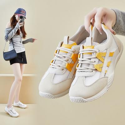 Новые туфли Форреста Гампа для женщин на лето, студенческие спортивные дышащие повседневные туфли на толстой подошве с увеличенной высотой