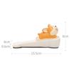 Дверной упор с изображением мультяшного кролика и утки, мягкий виниловый дверной упор с изображением животных, резиновый дверной бампер, защитная накладка на стену, блокировка от столкновений