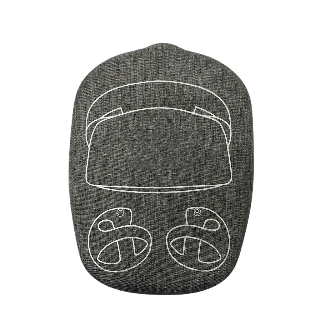 VR Storage Bag Case for PS VR2 Headset Carrying Cases with Inner Mesh Pocket Hard EVA Box Lens Cover Belt Accessories