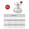 Halloween Horrible Clown Dress Joker Cosplay Costume Women Corsets Mesh Fluffy Skirt Stage Performance Dress Carnival Party Wear