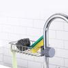 Kitchen Faucet Storage Rack Stainless Steel Multifunctional Drain Rack Creative Single-Layer Cloth Rack Kitchen Accessories