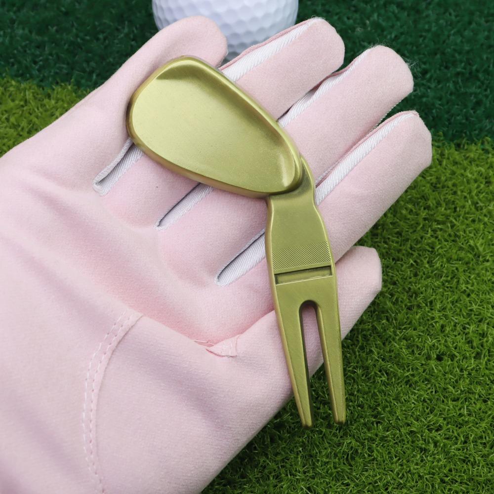 Spacecraft Golf Green Fork Magnetic Golf Ball Marker Golf Accessories Divot Fork  Play Golf