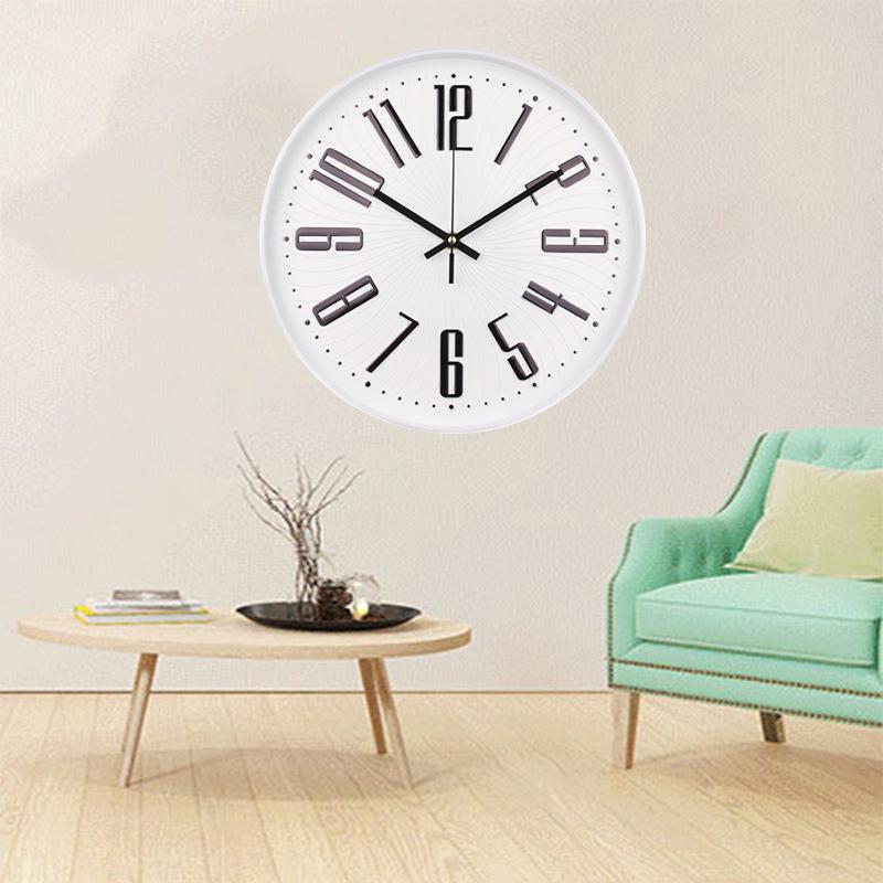 12-дюймовые цифровые настенные часы с горячим тиснением, легкая роскошь, простые, современные для дома в гостиной, модные бесшумные золотые часы