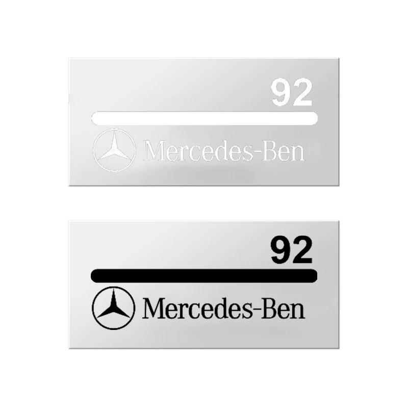 FHP3   New 2025 Car Fuel Tank Cap Sticker Exterior Decal Auto Accessories For Mercedes Benz W212 W213 W205 W177 W247 W176 CLS CLA CLK C