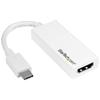 USB-C To HDMI Adapter - STARTECH - 4K 60 Hz - White - MacBook and HP ENVY Compatible