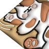 3D коврик для ванной. Коврик для ванной. Сладкий цветочный узор Мягкий моющийся декоративный абсорбент Многоцелевой
