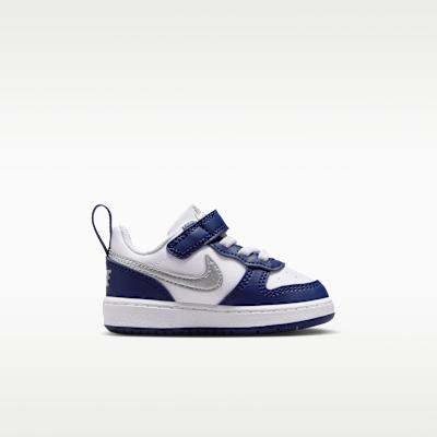 Детские кроссовки Nike Court Borough Low Recraft TD 'Белый Металлический Серебристый'