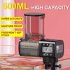 500ML Large Capacity Fish Tank Intelligent Timing Feeder Aquarium Adjustable Control Dispenser Small Food Automatic Fish Feeder