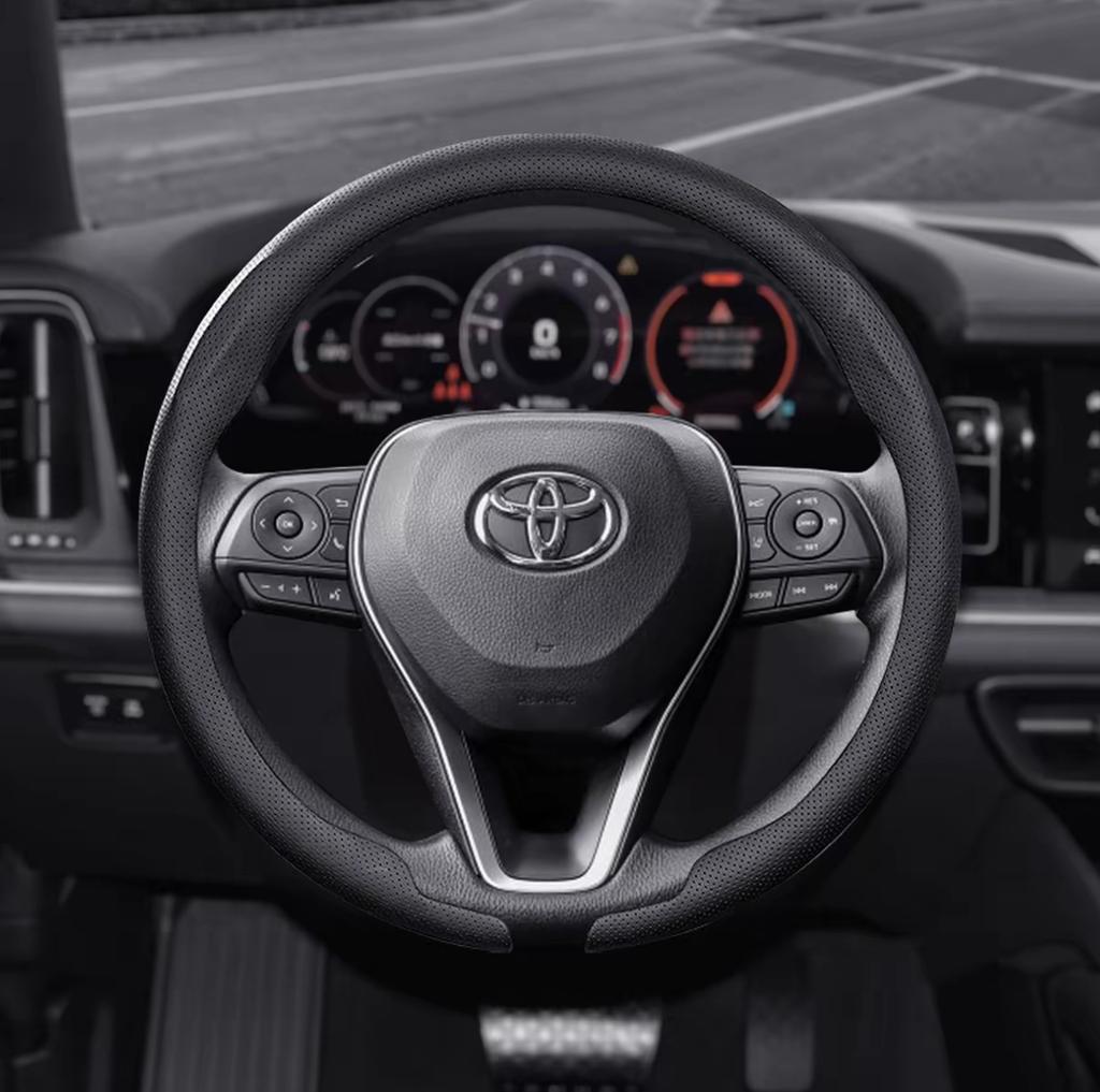 Nappa leather Car Steering Wheel Cover For Toyota Camry RAV4 Corolla 86 Reiz Wish CHR Celica Vitz Yaris Avalon Auto Accessories