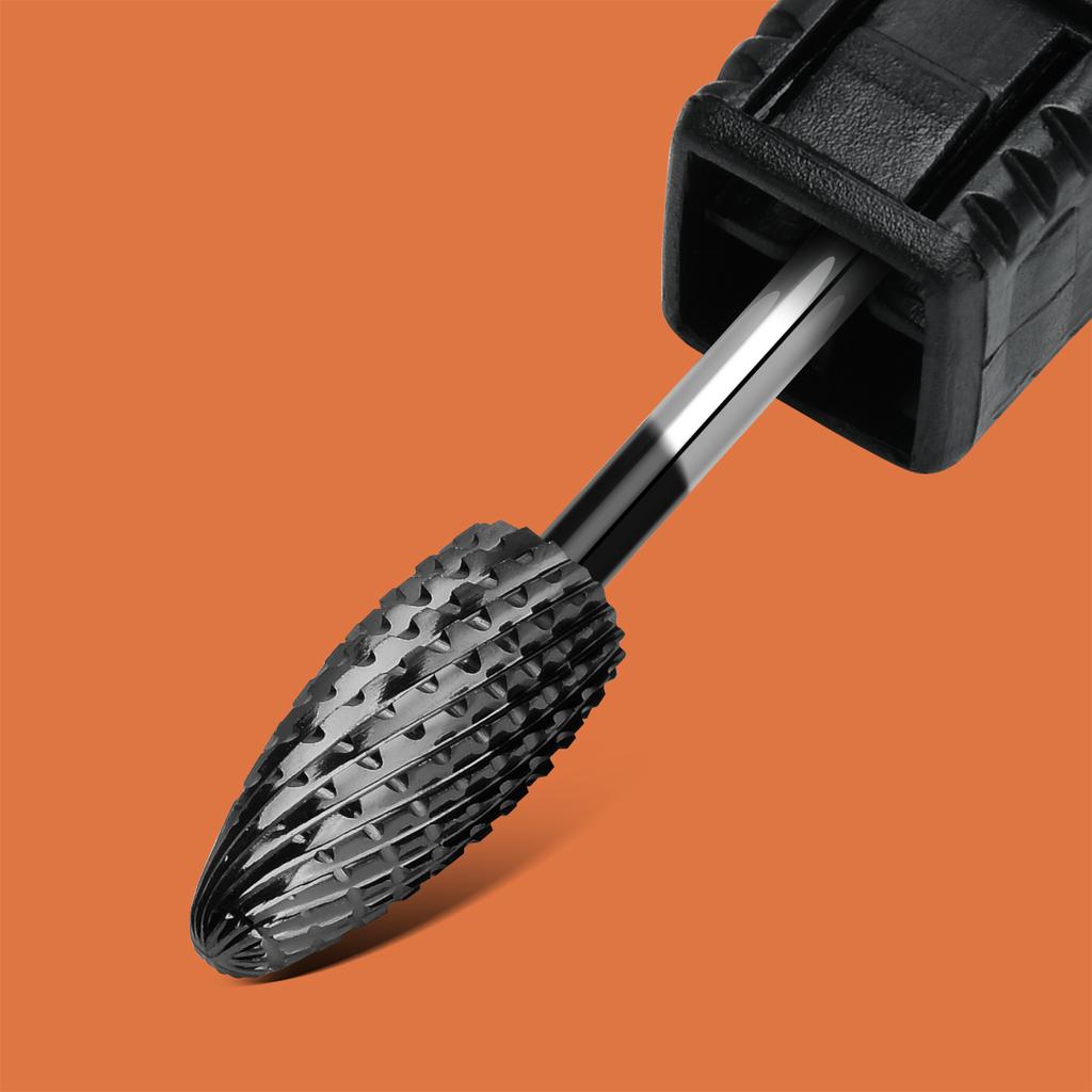 Твердосплавные вольфрамовые насадки для ногтей, фрезы, электрические сверла для ногтей, инструменты для очистки кутикулы для педикюра, маникюрные буферы, дрель