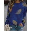 Spring And Autumn 3D Peacocks Printed Long Sleeve T Shirt Women Florals Pullover Harajuku Clothing Fashion Women Tops Sweatshirt