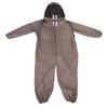 Cotton Zippered Protective Beekeeping Suit with Hooded Veil Beekeeper Clothing