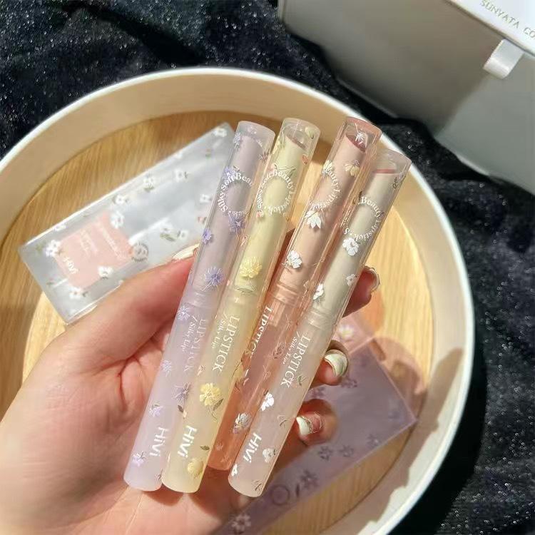 2023 Цветочная медовая желеобразная губная помада, увлажняющий стойкий блеск для губ, корейские инструменты для макияжа, пигментированная сексуальная стеклянная косметика для женщин