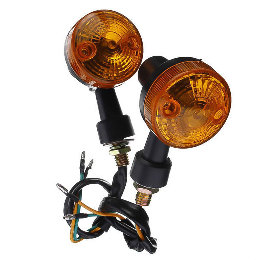 Мотоциклетные указатели поворота, индикаторная лампа, янтарные мигалки для Kawasaki Suzuki Honda Cafe Racer, поворотный фонарь, аксессуары для мотоциклов