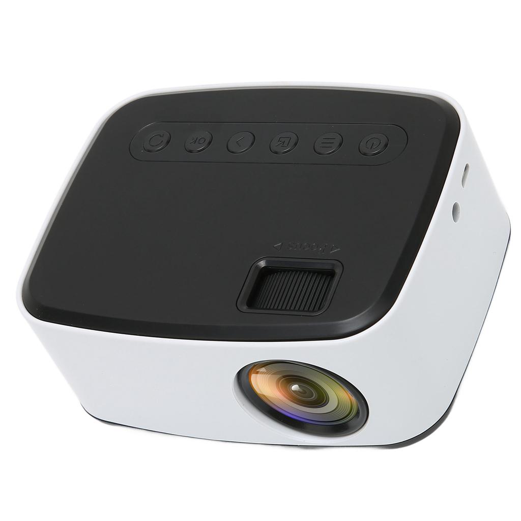 Мини-проектор черный белый HD 1080P портативный уличный домашний кинотеатр проектор для смартфона планшета