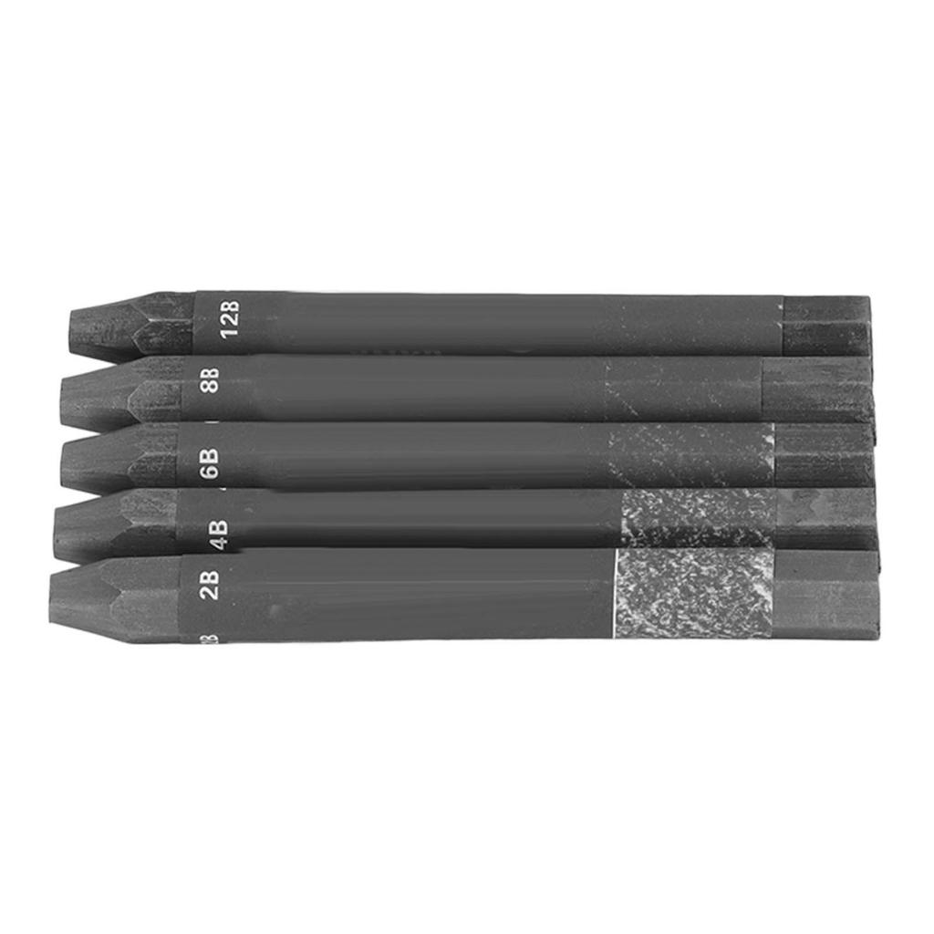 5 Pcs Graphite Sticks Water Soluble Safe Environmentally Friendly Hex Rod Graphite Stick Set for