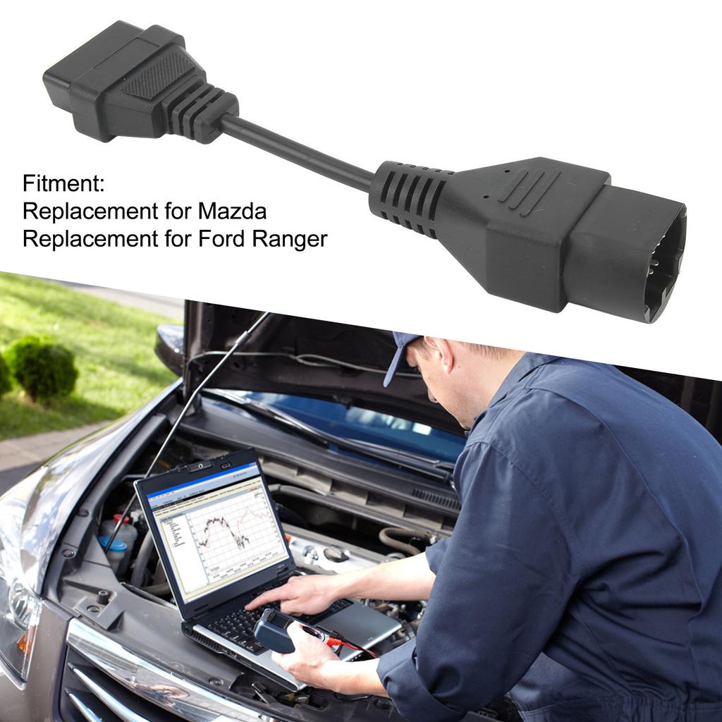 Диагностический кабель сканера ODB2, замена адаптера разъема с 17 на 16 контактов для Ford Ranger