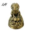 Resin Gothic Home Decor 3D Printed Gecko Skeleton Rose Ornament Spooky Office Desk Ornament Statue Desktop Animal Sculpture for Halloween