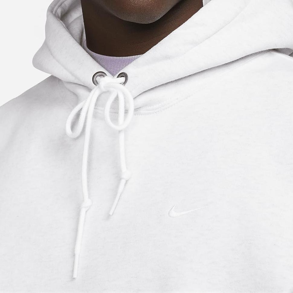 Nike Толстовка с капюшоном Solo Swoosh Fleece Birch Heather для мужчин в уличном стиле DX1355-051
