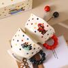 Cute Cartoon Ceramic Cup Good Looking Mug  Home Water Cup  Coffee Cup  Couple Cup  Breakfast Cup  Convenient Gift